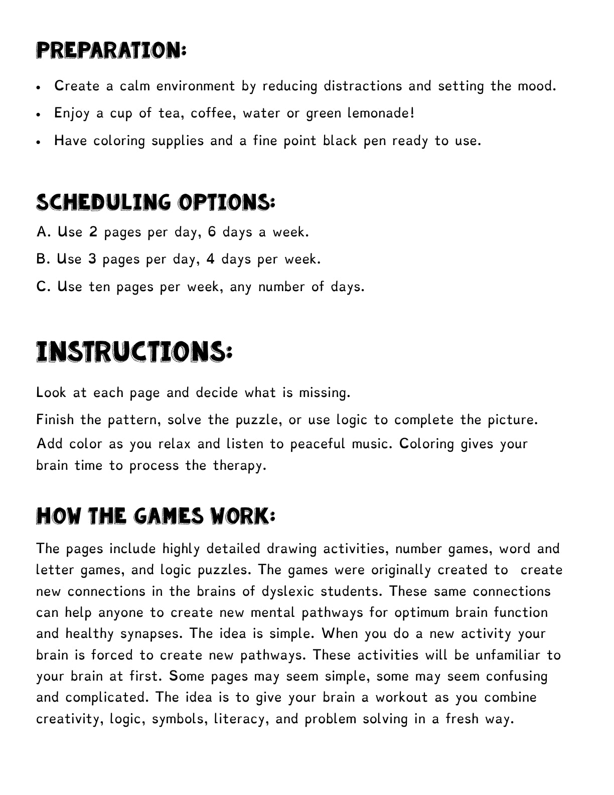 (Art & Logic Therapy) 01 Morning Light - Art & Logic Therapy - Brain Games