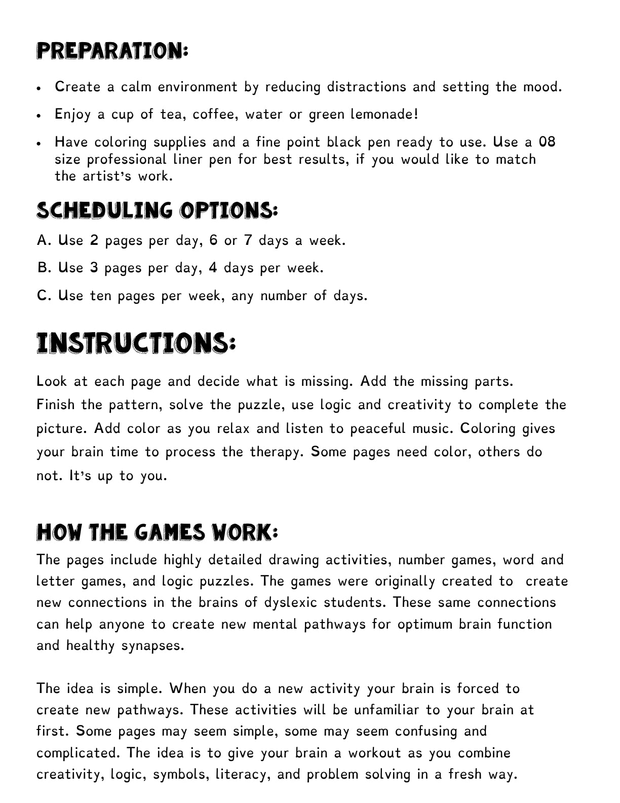 (Art & Logic Therapy) 05 Breakthrough - Brain Games for Brain Fog