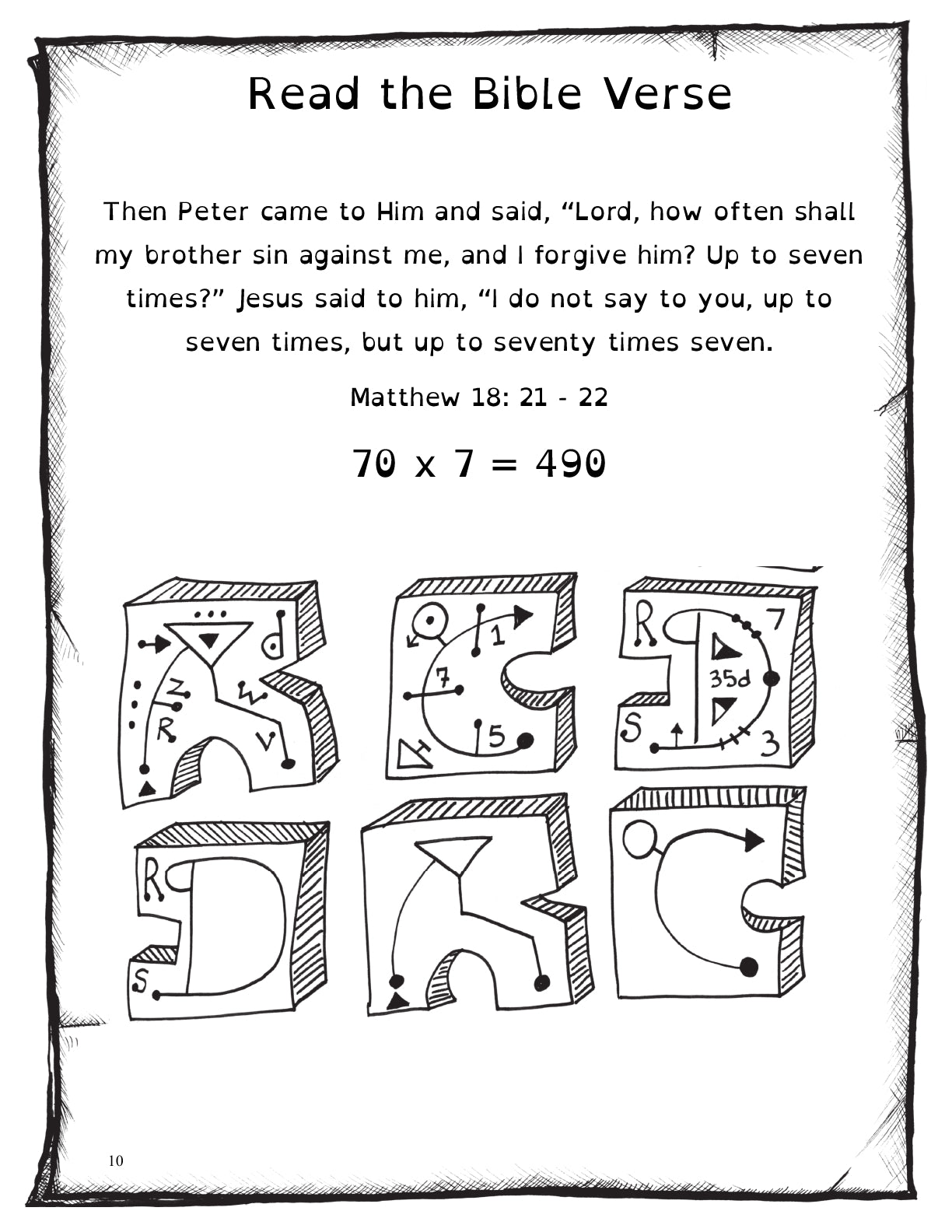 (Age 7+) Bible Games - Math Spelling & Creativity