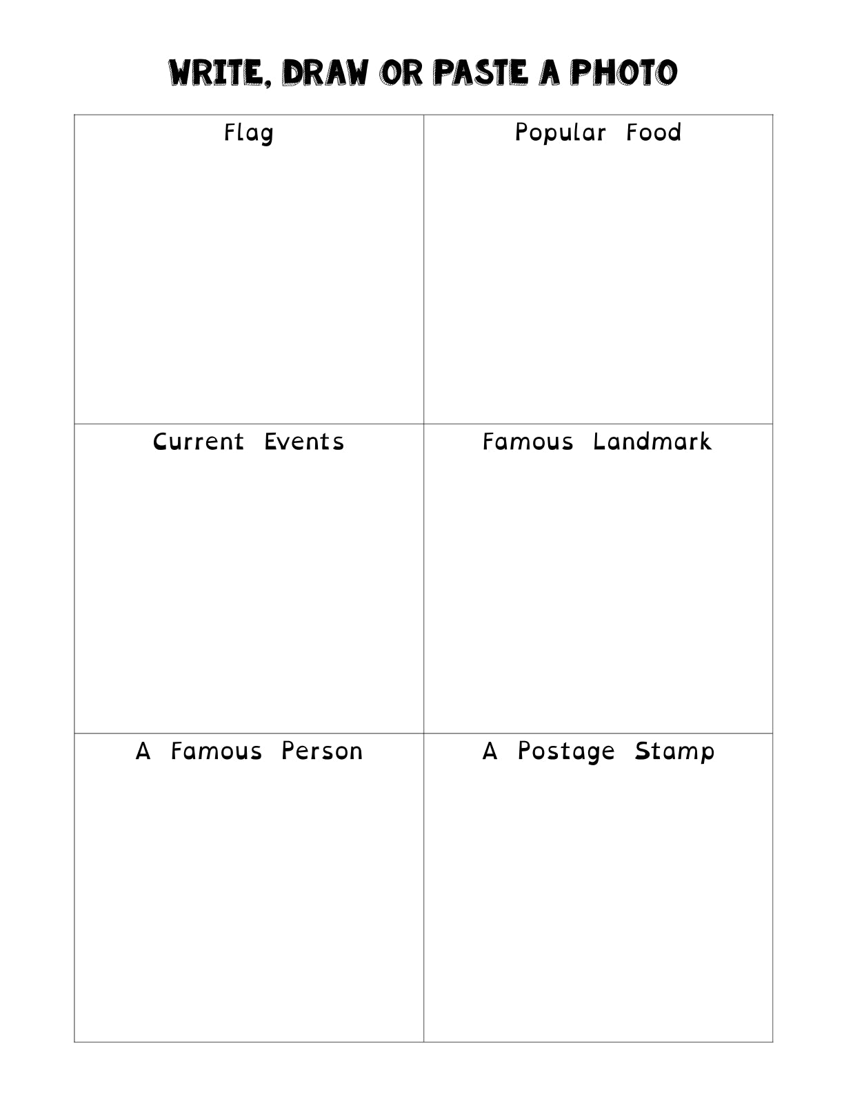 (Age 10+) World Tour Fun-Schooling Journal - Animals & Instruments