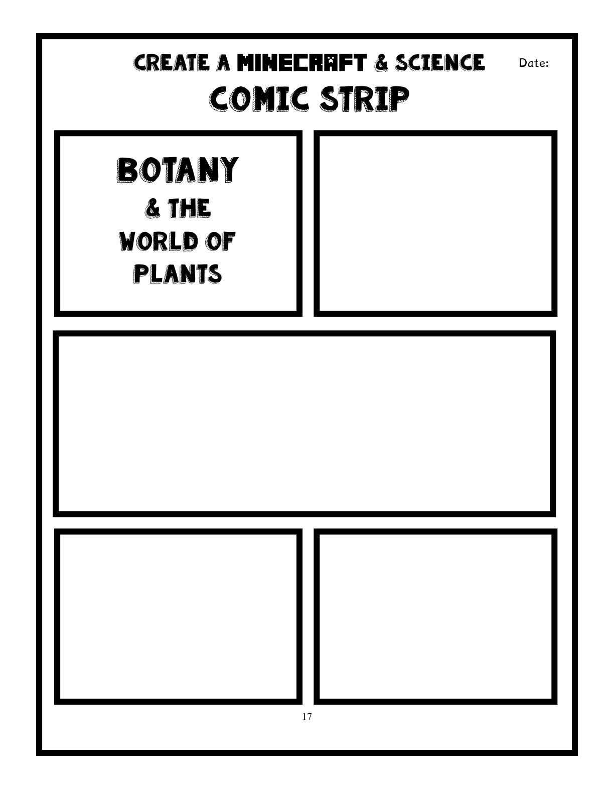 (Age 10+) 7 Subject Science Portfolio - Minecraft & The Real World