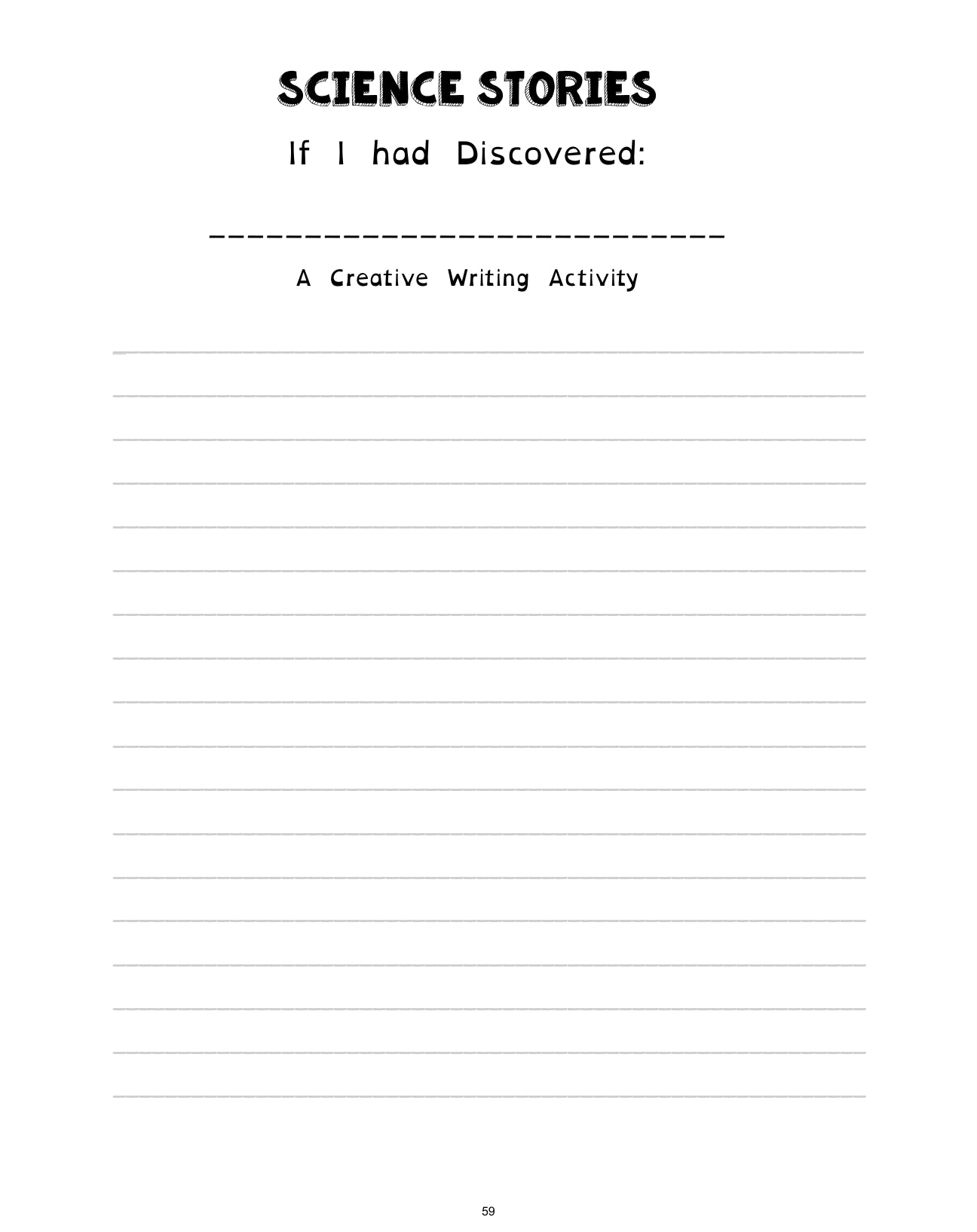 (Age 9+) Do-It-Yourself Science Handbook & Portfolio