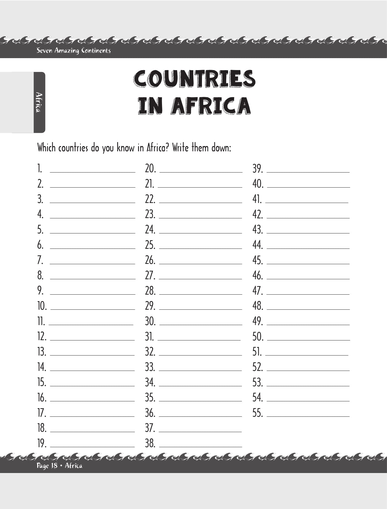(Age 9+) Seven Amazing Continents - Travel Dreams Geography & Social Studies