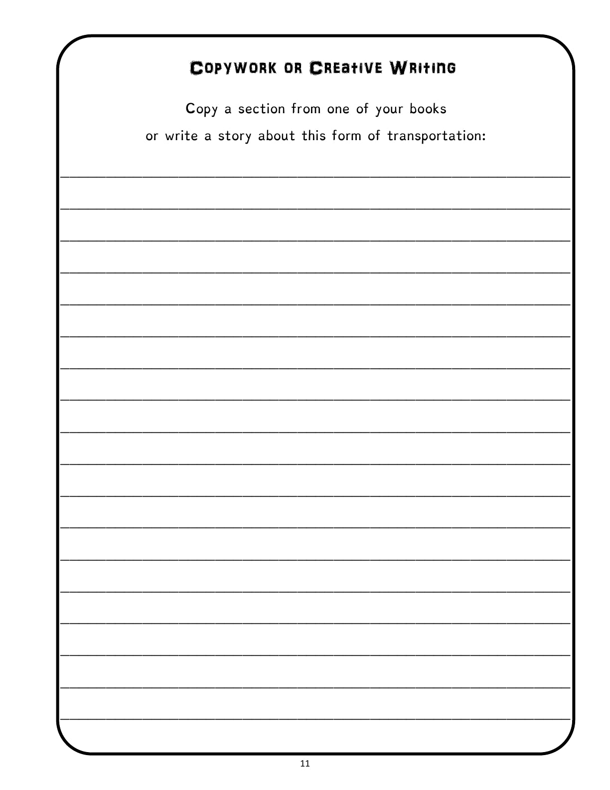 (Age 10+) Transportation History