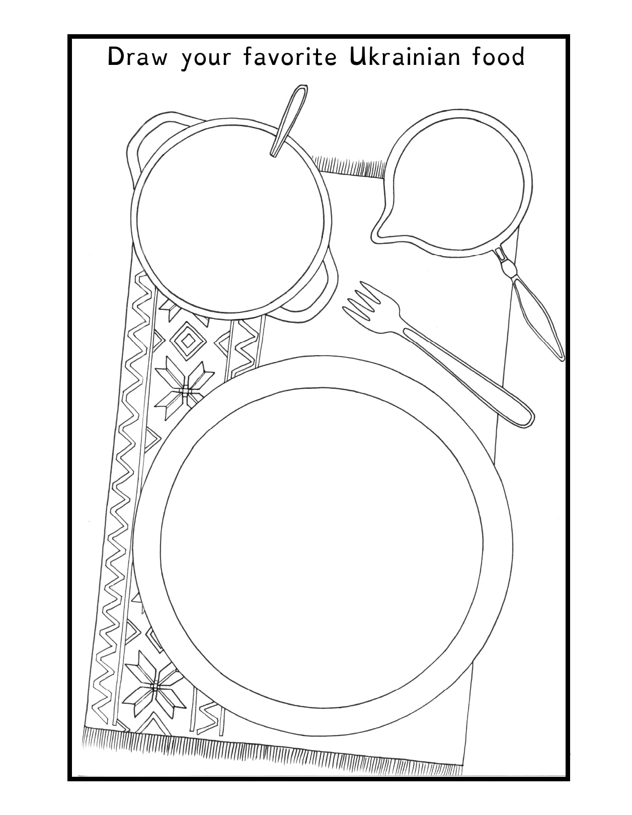 (Age 11+) Travel Dreams Ukraine - Social Studies Fun-Schooling Journal