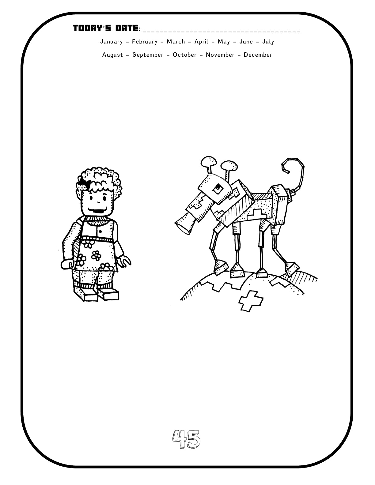 (Age 6+) Comic Book Maths Fun-Schooling Journal