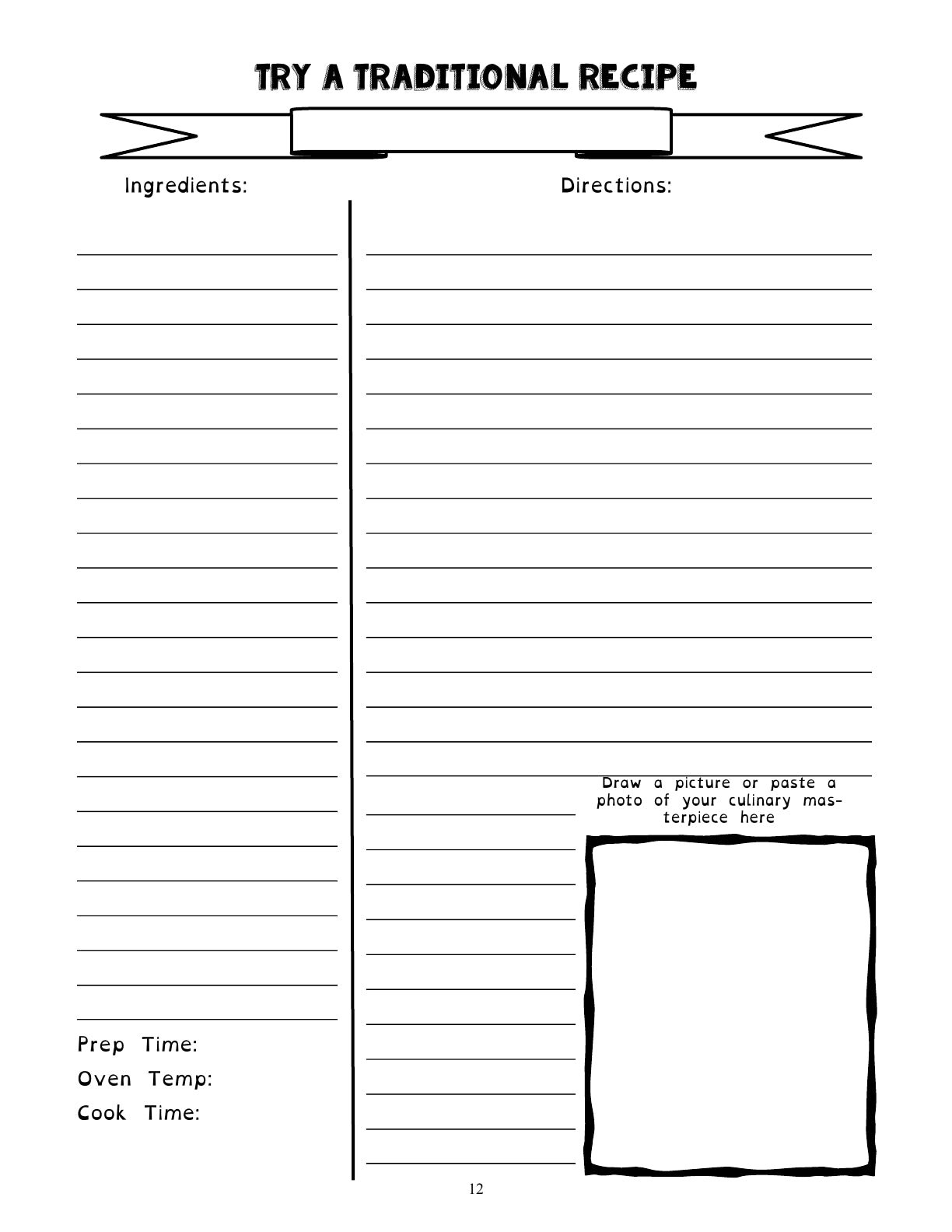 (Age 10+) World Tour Fun-Schooling Journal - Animals & Instruments