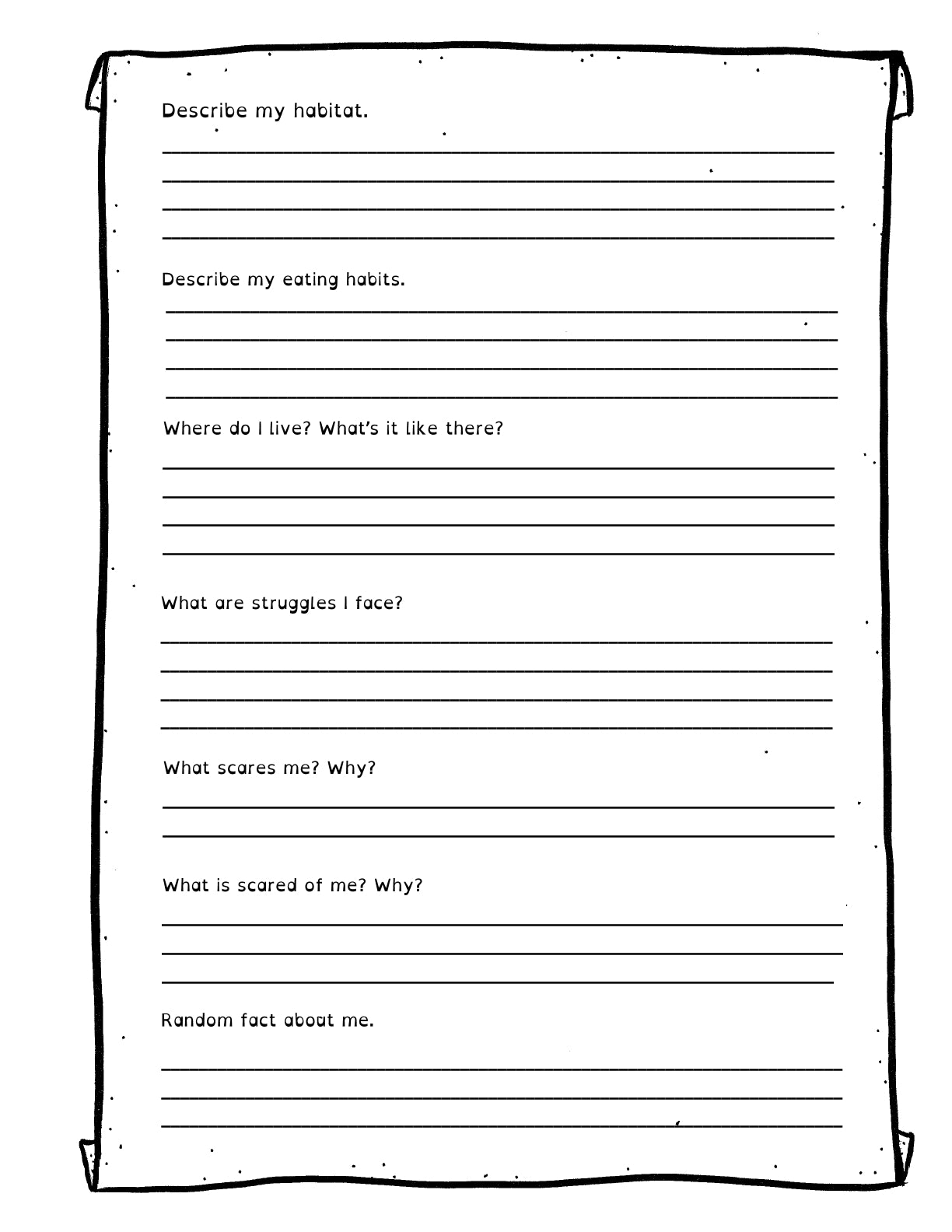 (Age 9+) The Animal Lover's Fun-Schooling Journal