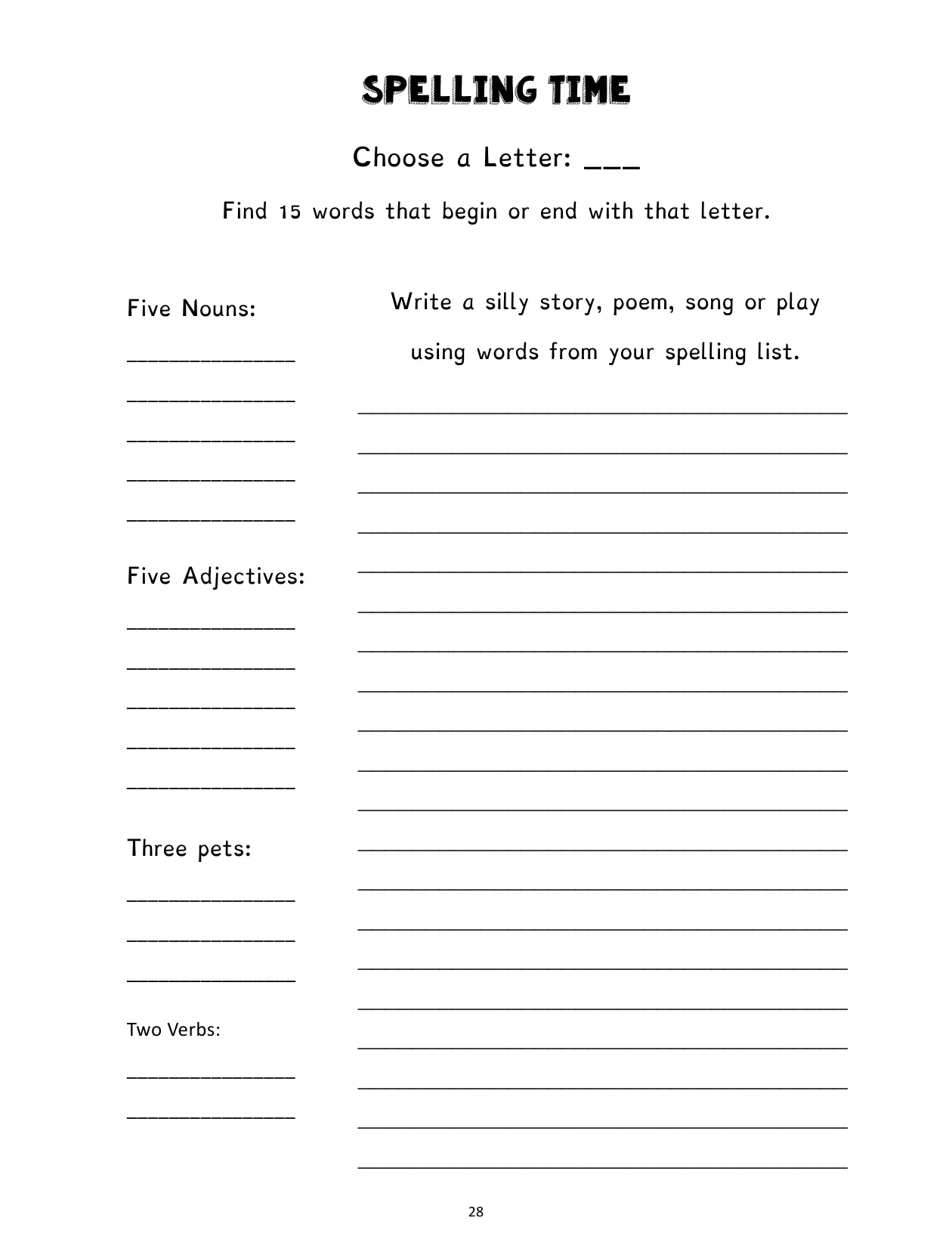 (Age 8+) All About Pets: Minecraft Fun-Schooling Journal