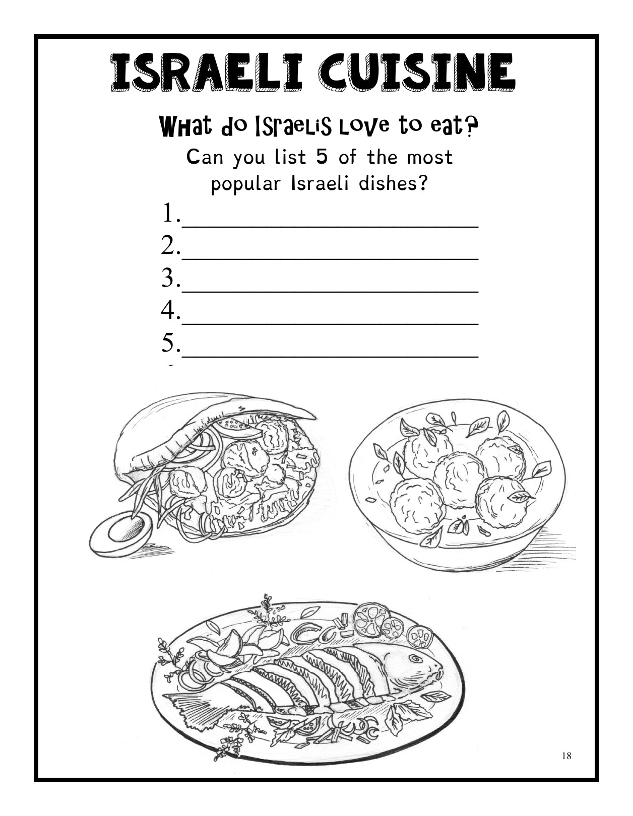 (Age 11+) Travel Dreams Israel - Social Studies Fun-Schooling Journal