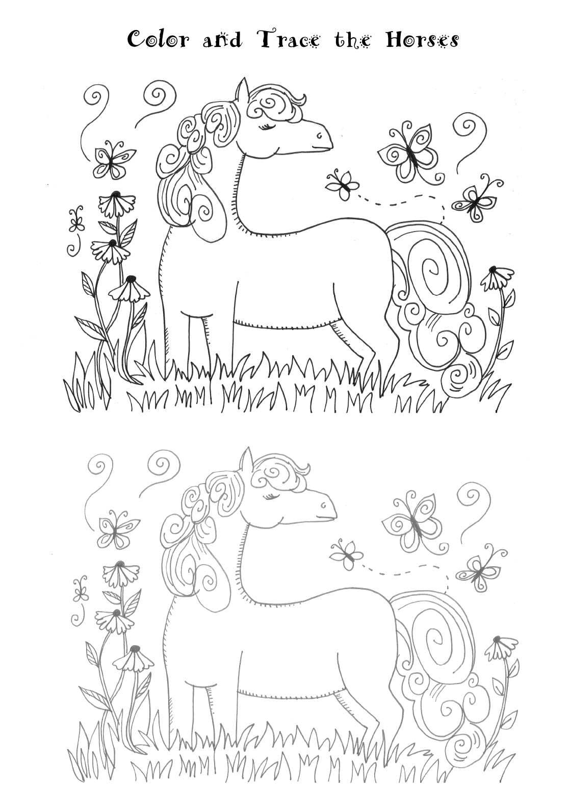 (Age 8+) Horse Dreams - Fun-Schooling Journal: 180 Learning Games