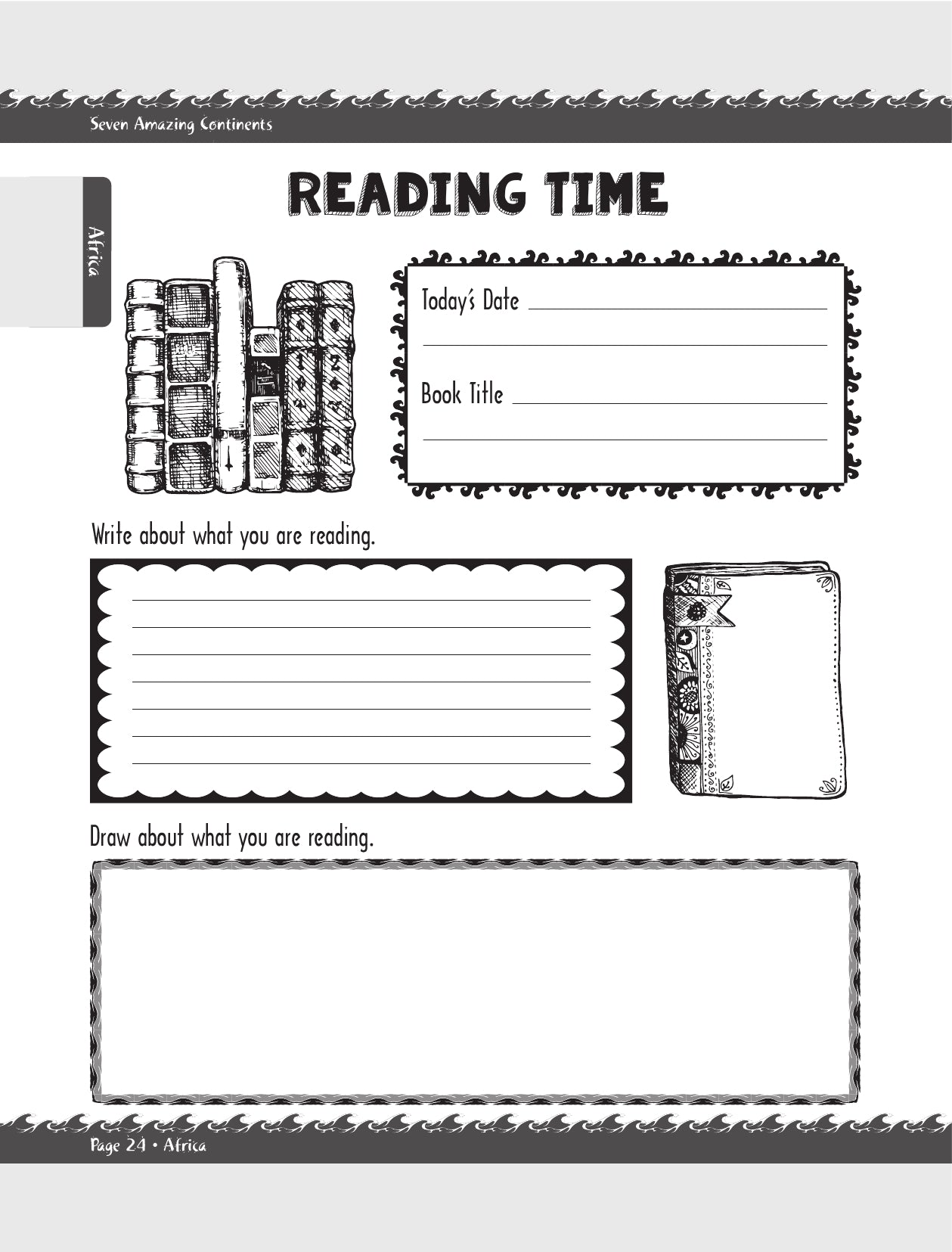 (Age 9+) Seven Amazing Continents - Travel Dreams Geography & Social Studies