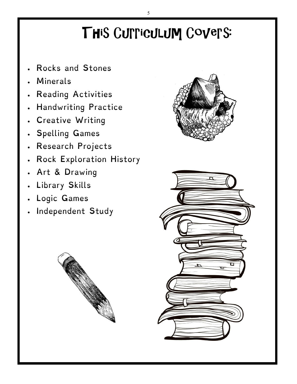 (Age 7+) Rocks & Minerals Research Handbook