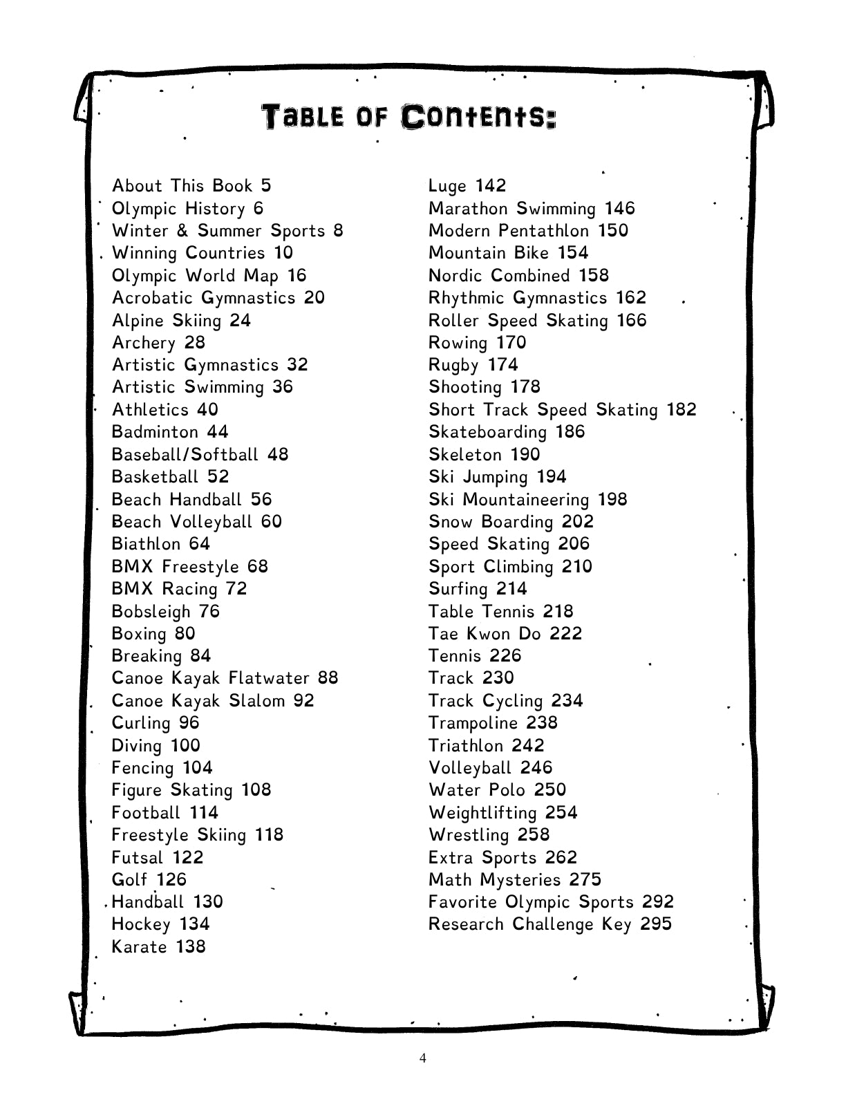 (Age 9+) Summer & Winter Olympic Games Research Handbook