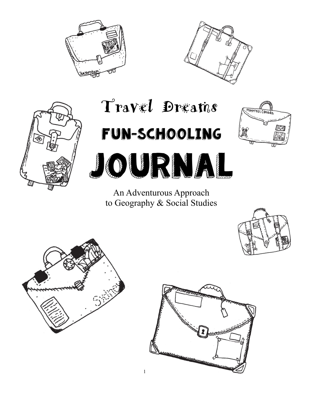 (Age 11+) Travel Dreams - Fun-Schooling Journal - 30 Fascinating Cities