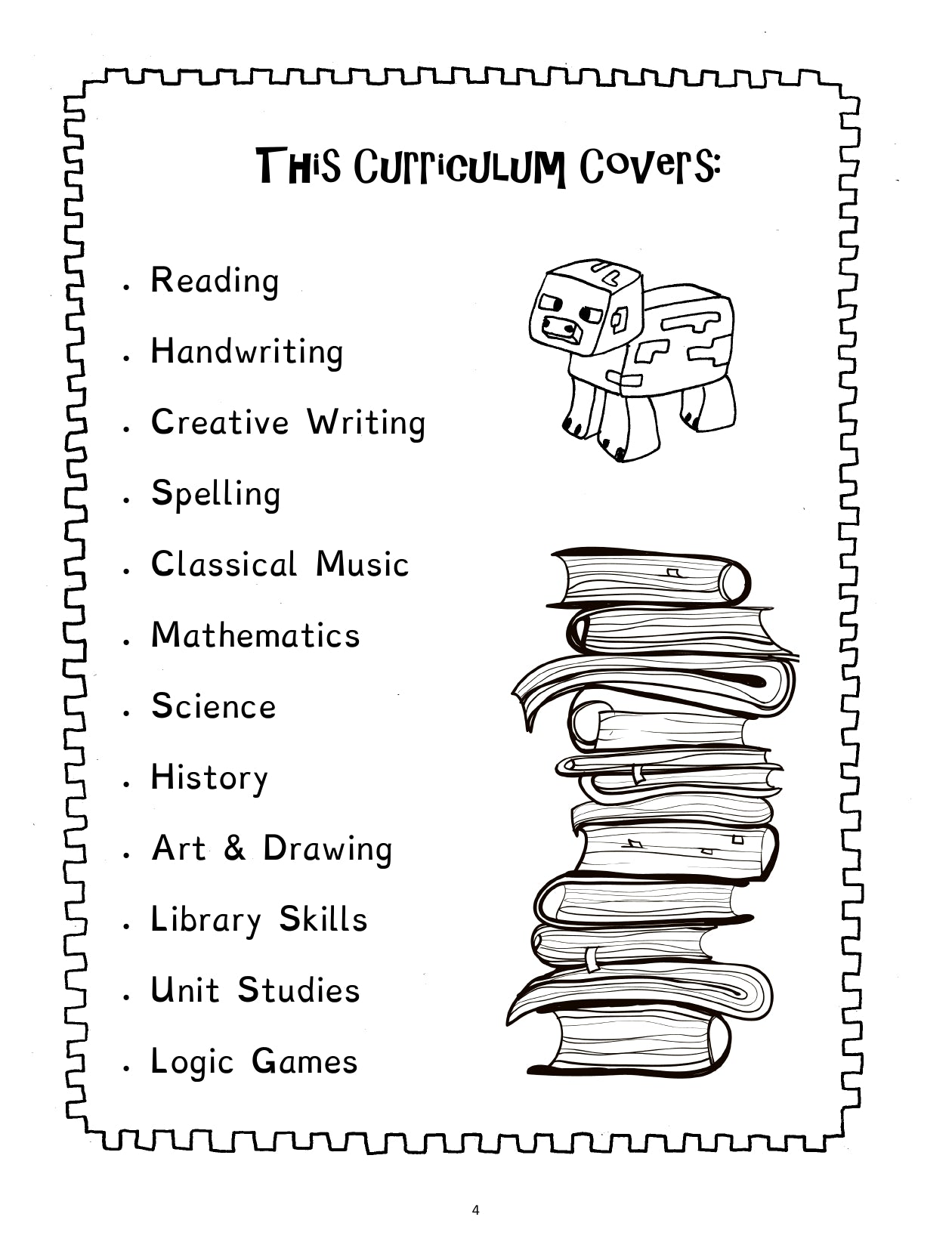 (Age 8+) All About Pets: Minecraft Fun-Schooling Journal