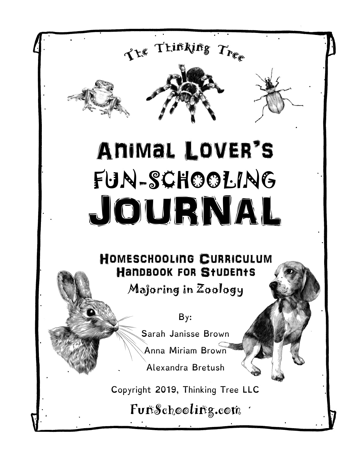 (Age 9+) The Animal Lover's Fun-Schooling Journal