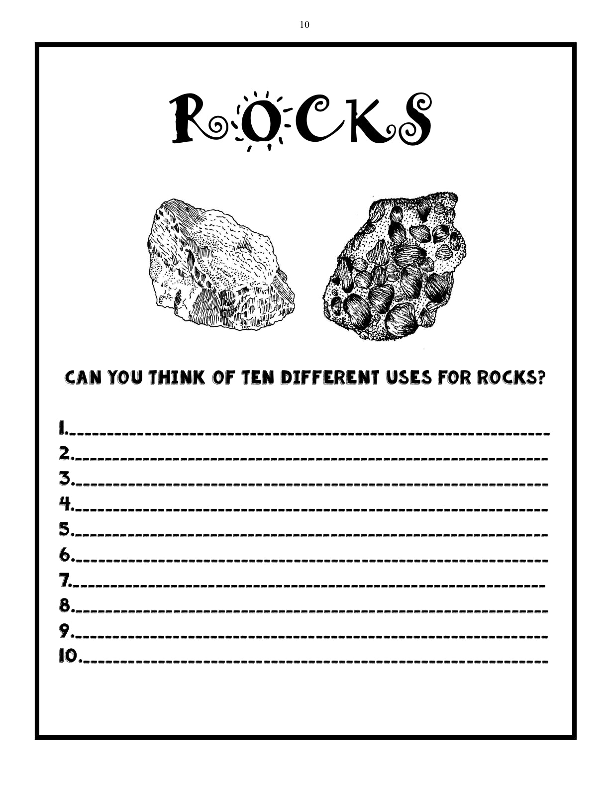 (Age 7+) Rocks & Minerals Research Handbook