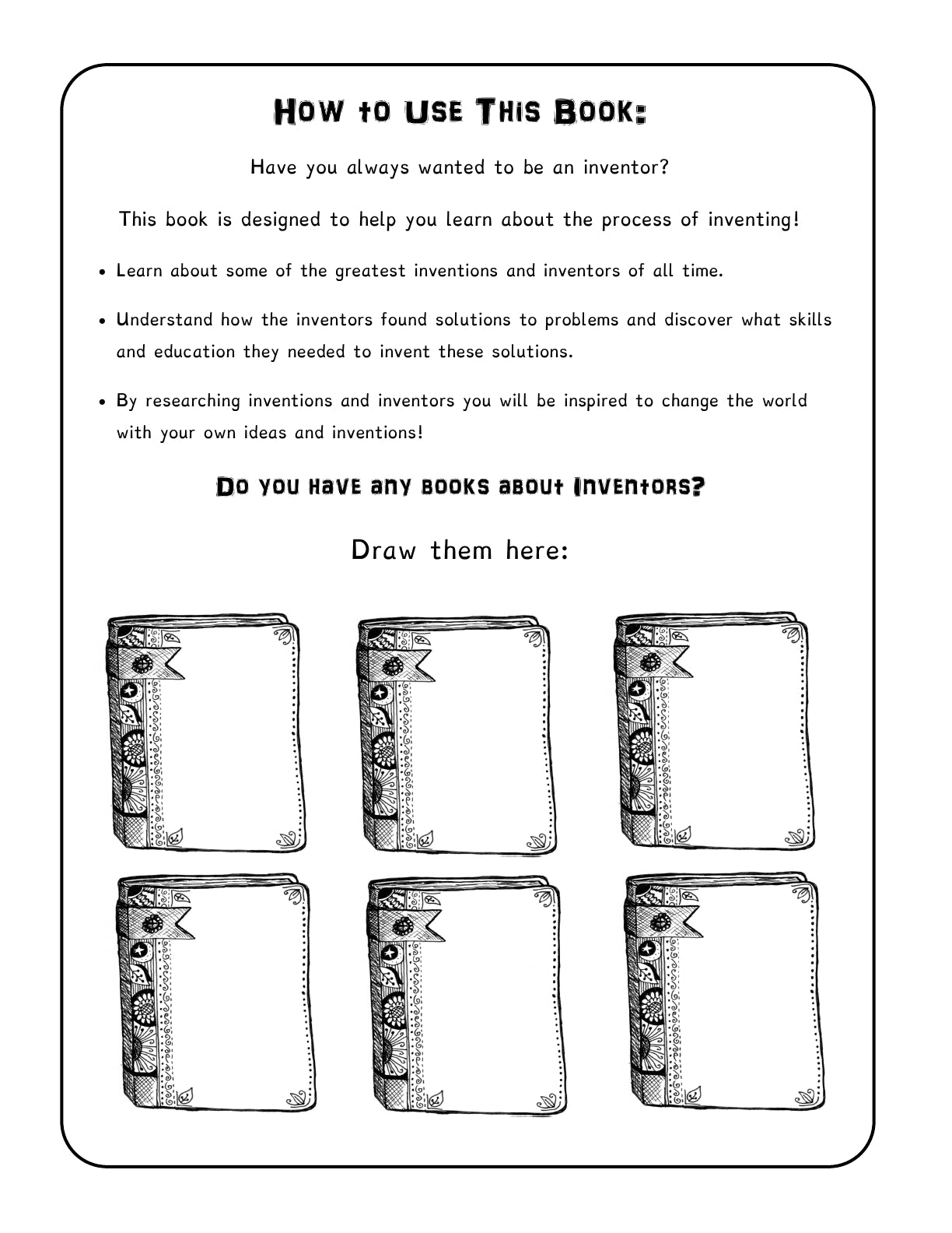 (Age 9+) Inventions & Inventors - Time Travel History - Research Journal