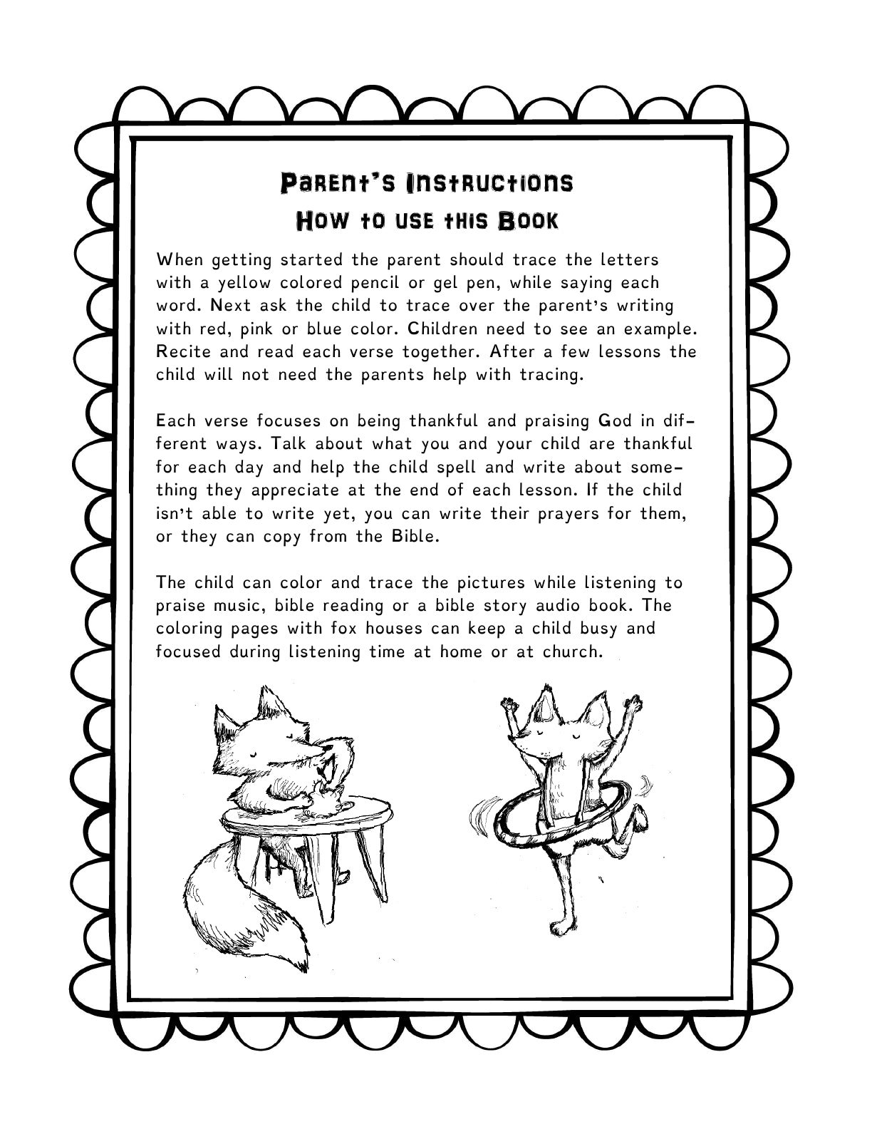 (Age 5+) Fox’s 1st Fun-Schooling Workbook