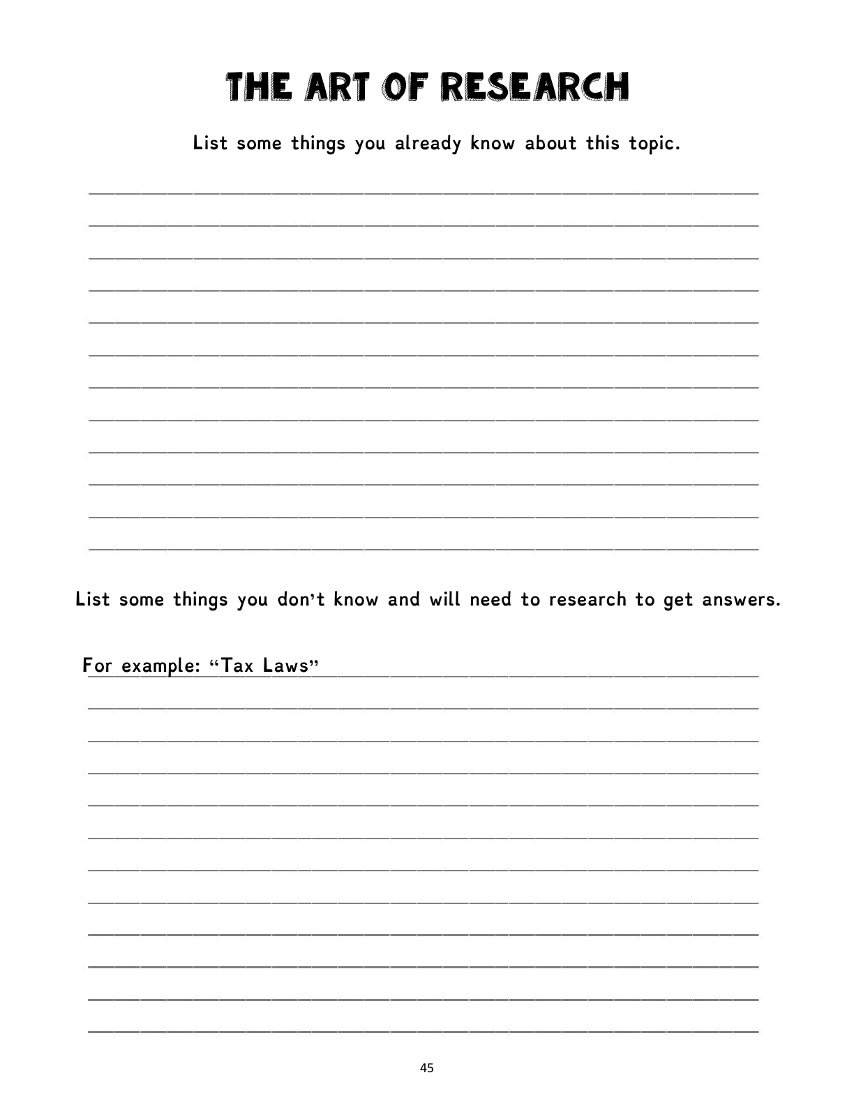 (Age 12+) How to Write Research Papers & Essays