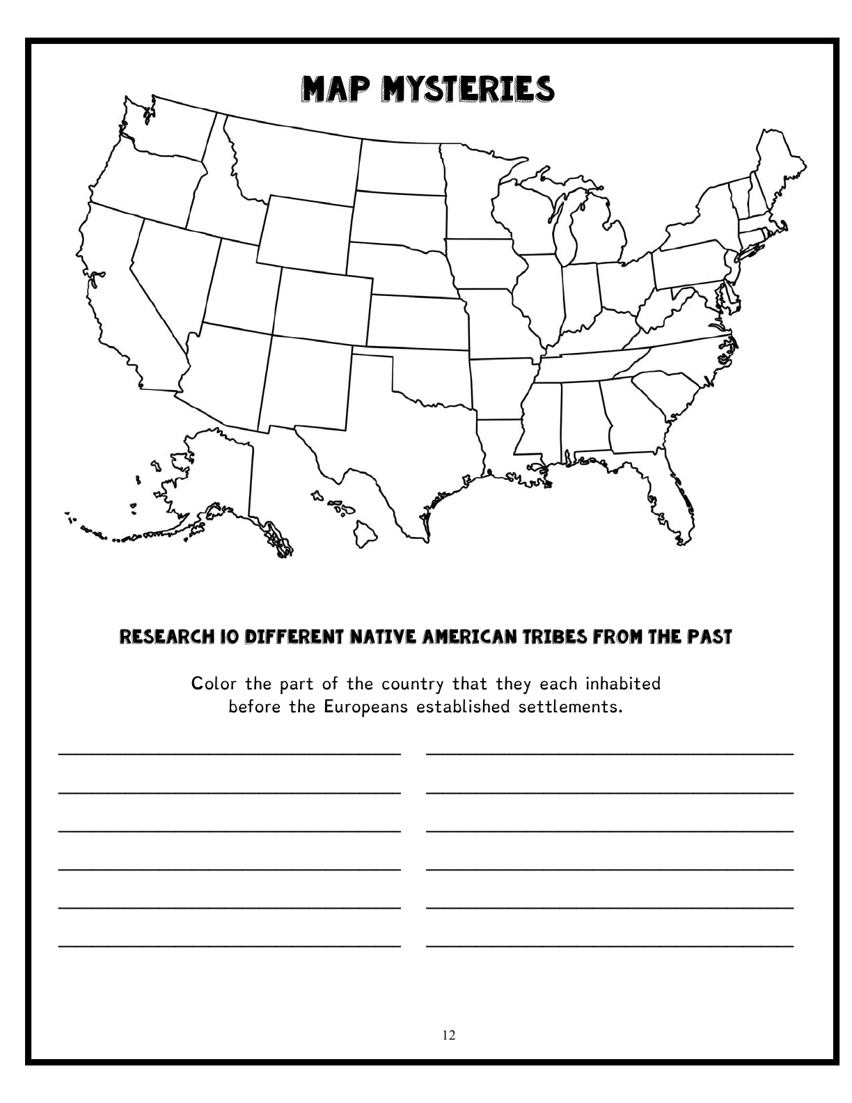 (Age 9+) American History - Do-It-Yourself - Time Travel Journal
