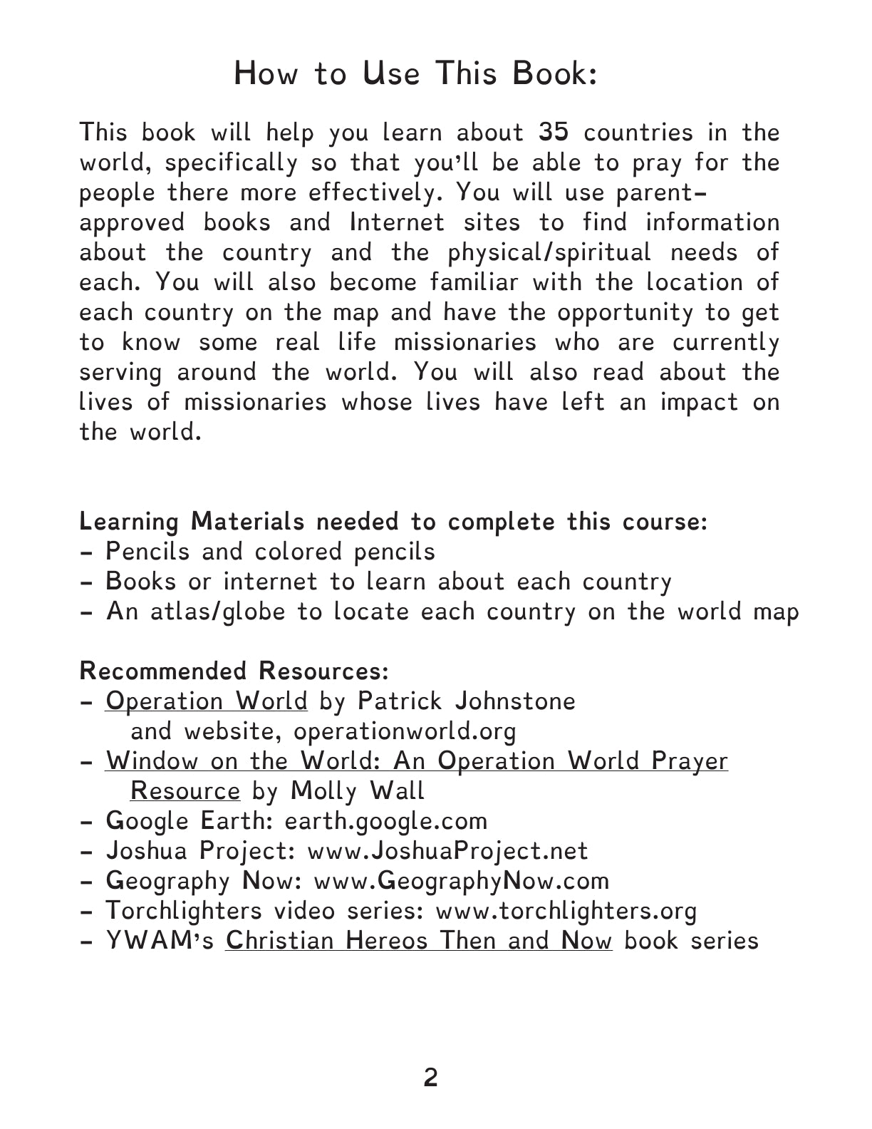 (Age 9+) Praying for the World - Prayer & Research Journal