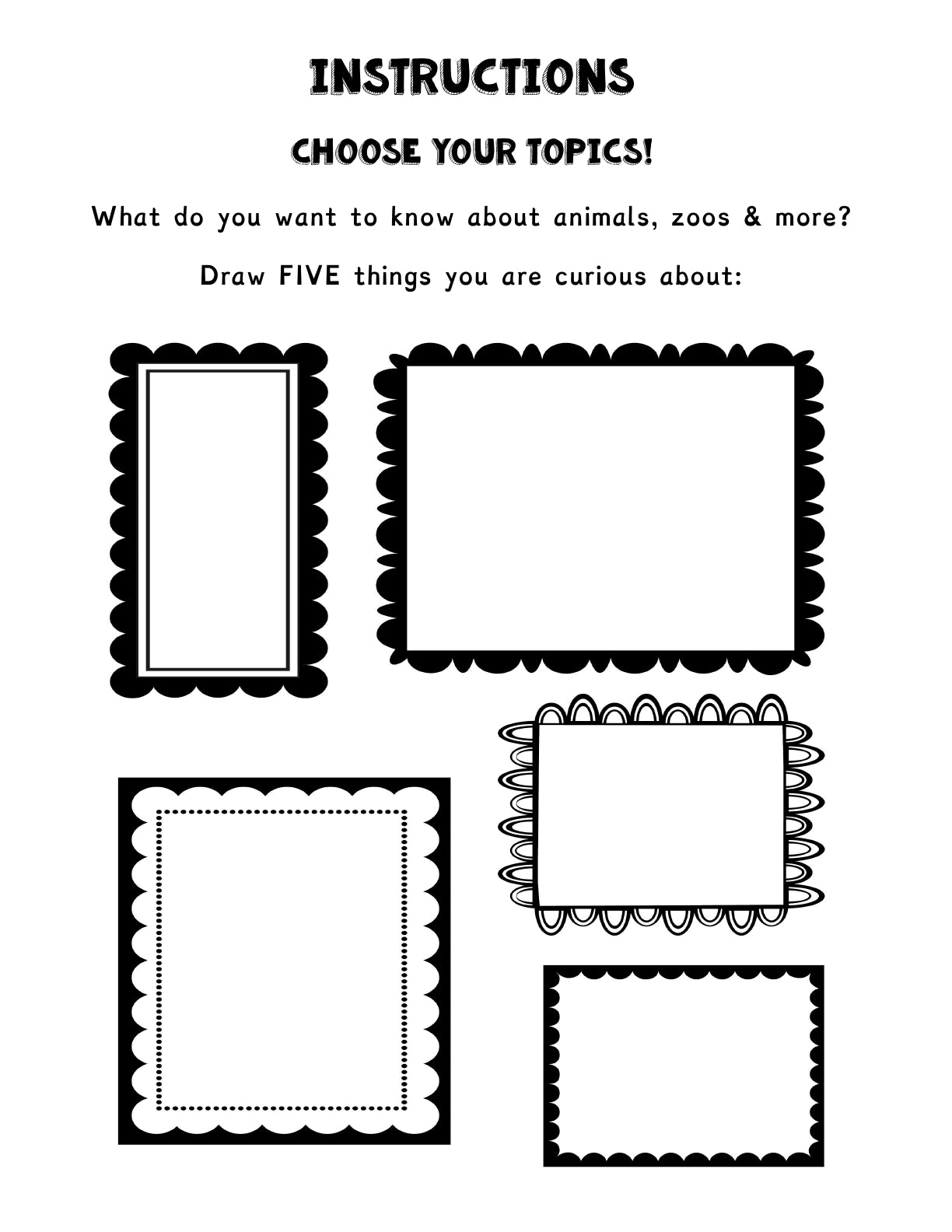 (Age 7+) My First Fun-Schooling ZOO Curriculum