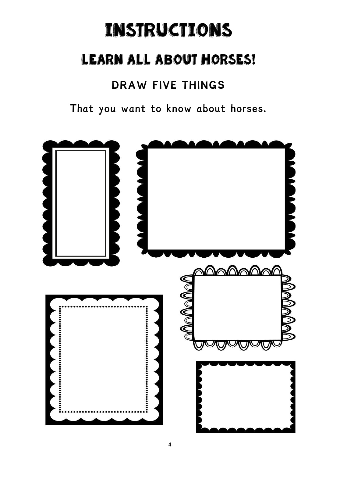 (Age 8+) Horse Dreams - Fun-Schooling Journal: 180 Learning Games