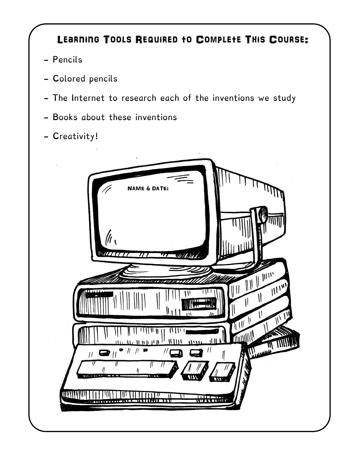 (Age 9+) Inventions & Inventors - Time Travel History - Research Journal