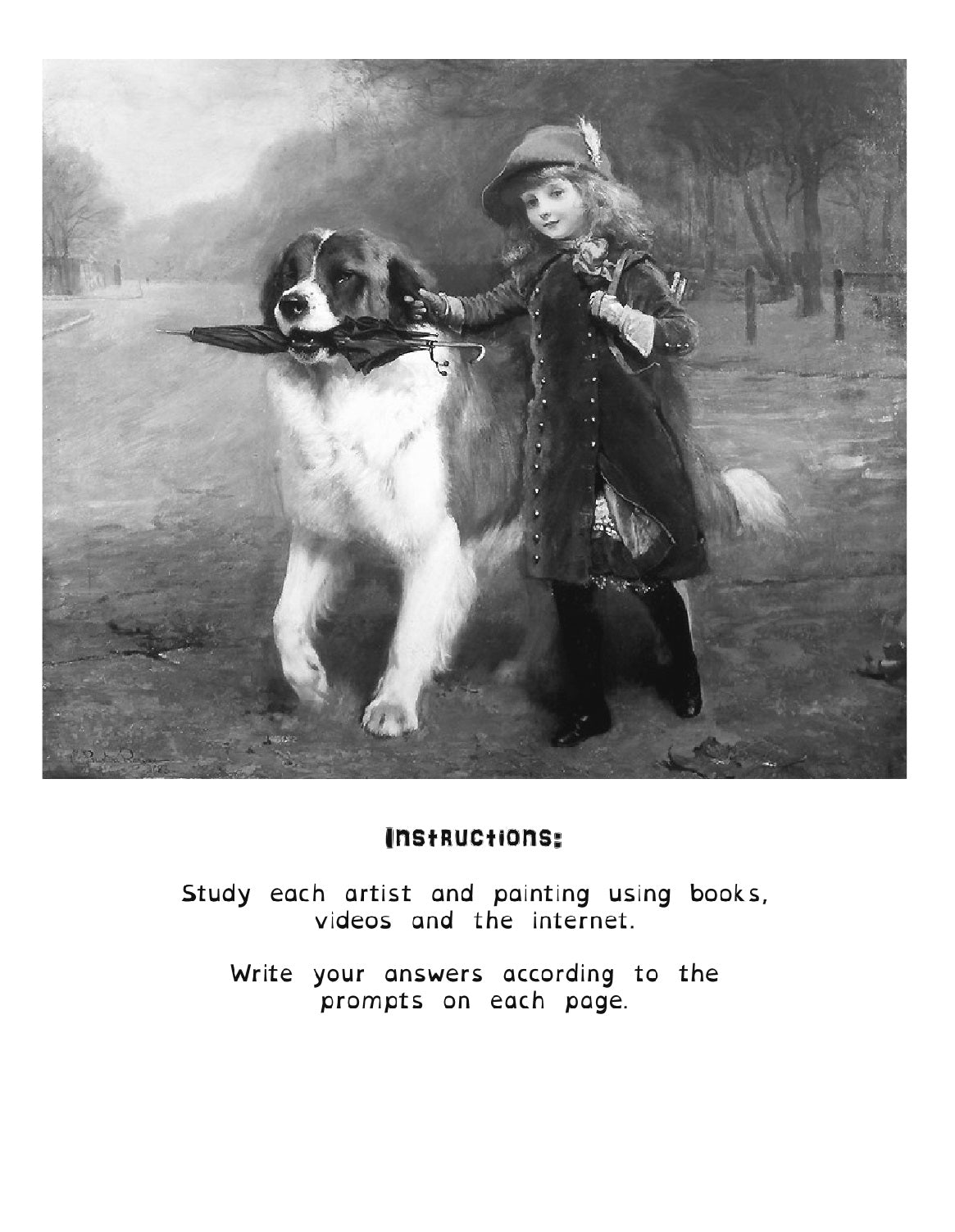 (Age 10+) Picturing the Past - A Study of Art & History: Charlotte Mason Homeschooling