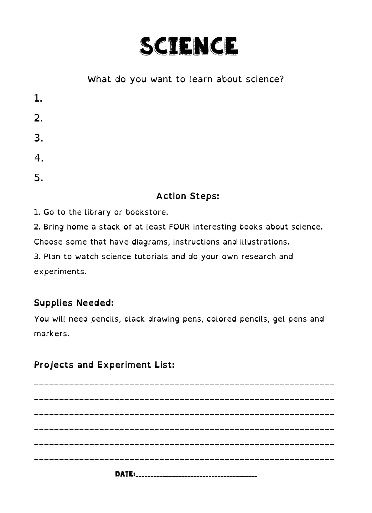 (Age 10+) Twelve Subject Portfolio