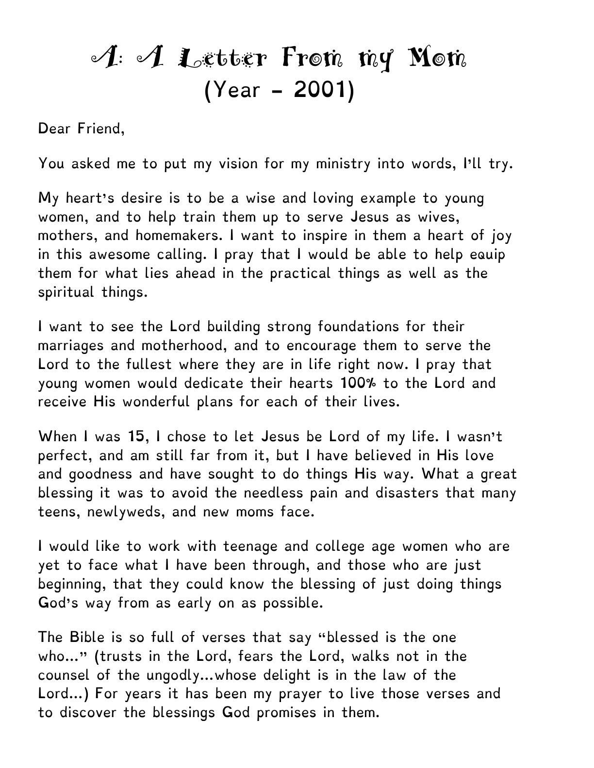 (Moms) Mom Files - A Mother to Daughter Legacy