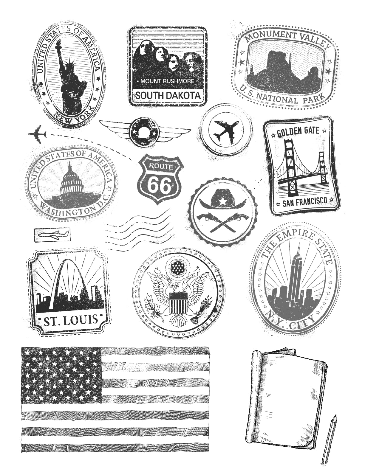 (Age 9+) United States - Geography, History and Social Studies Handbook