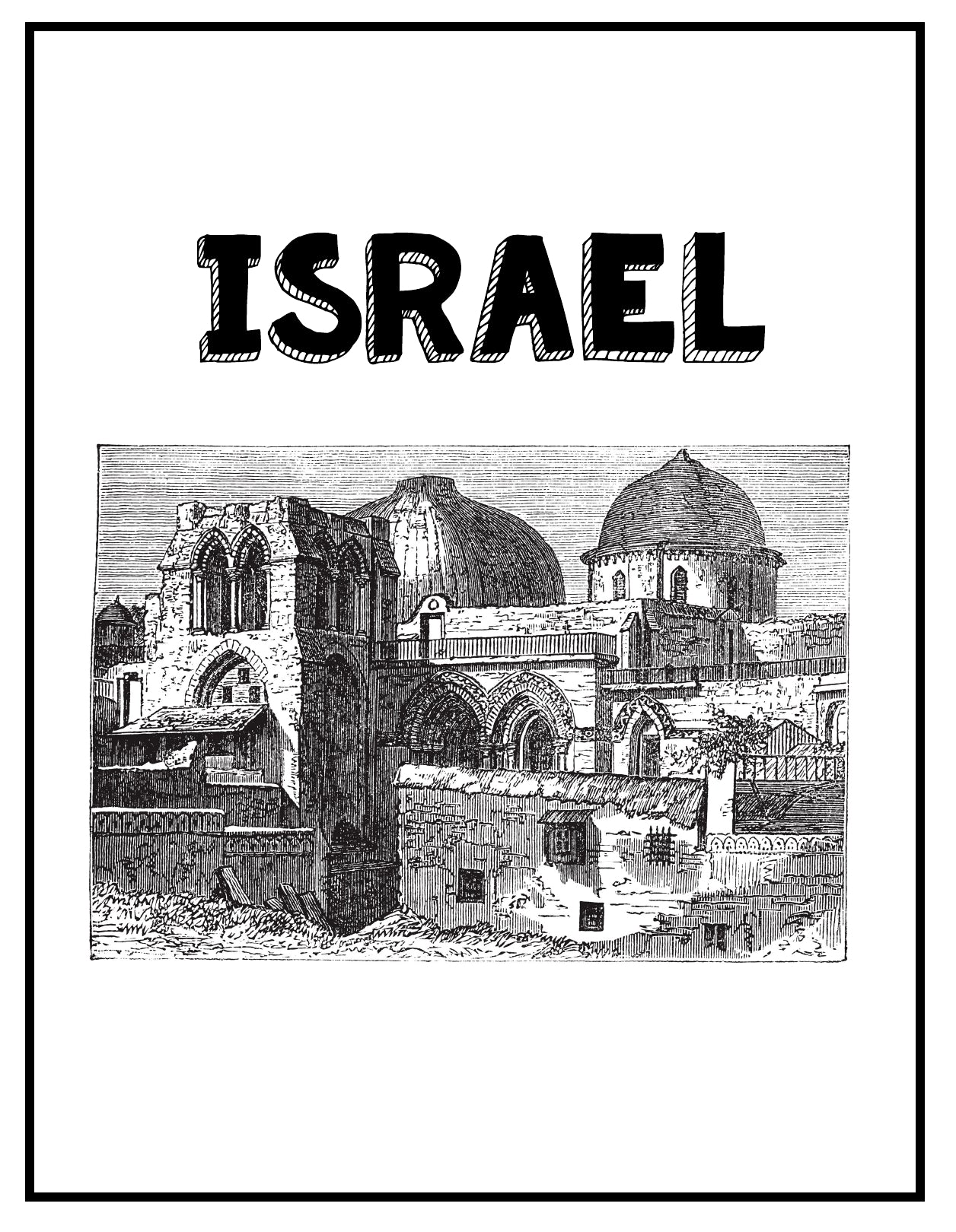 (Age 11+) Travel Dreams Israel - Social Studies Fun-Schooling Journal