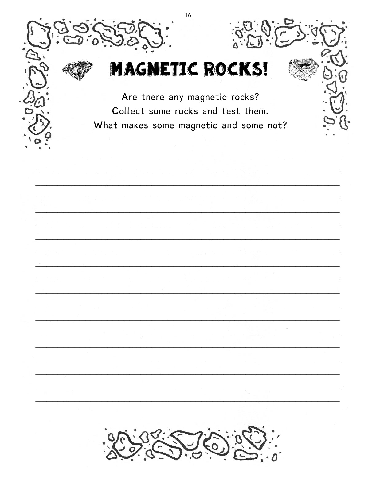(Age 7+) Rocks & Minerals Research Handbook