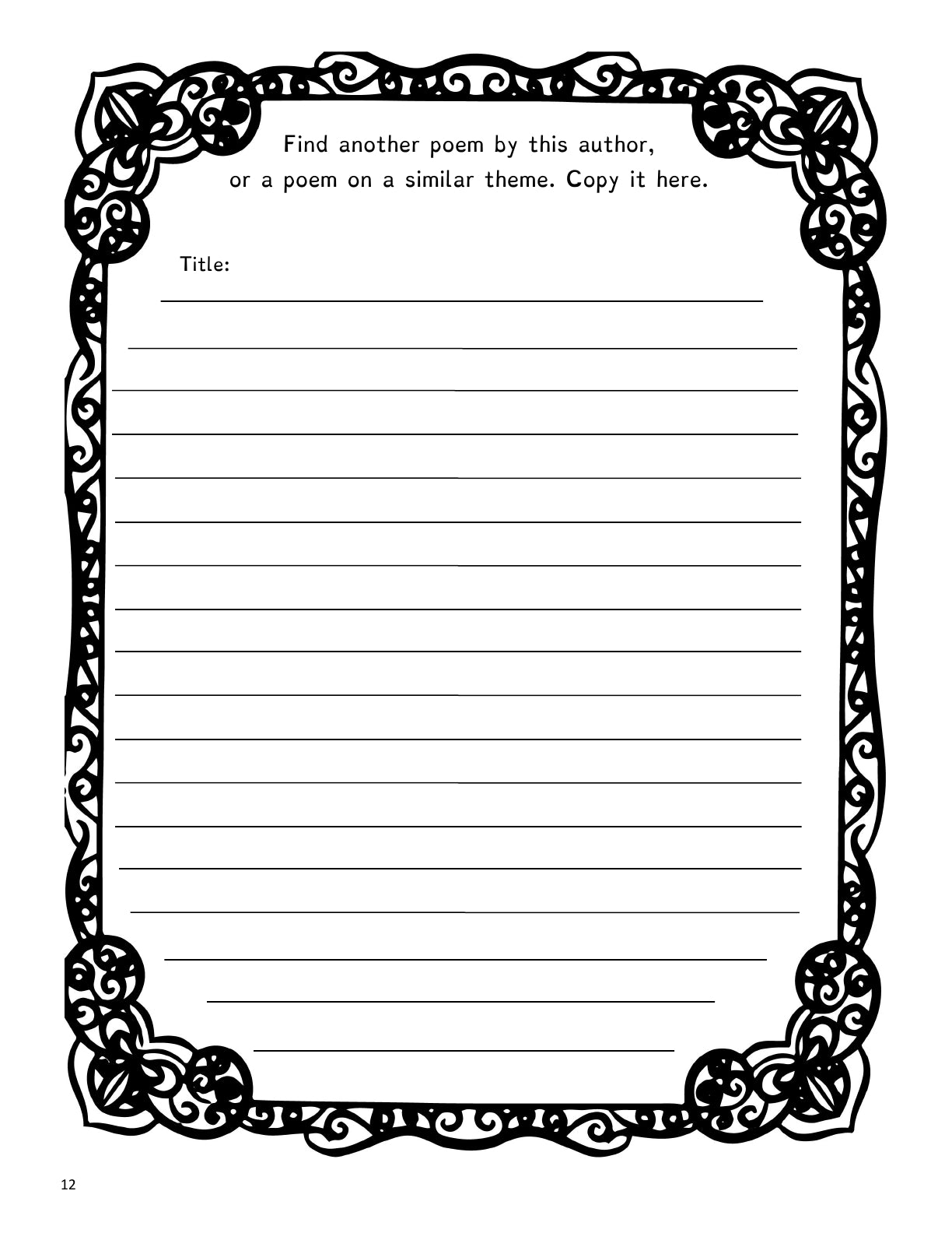 (Age 10+) Classical Fun-Schooling - Literature and Poetry Collection - Level C