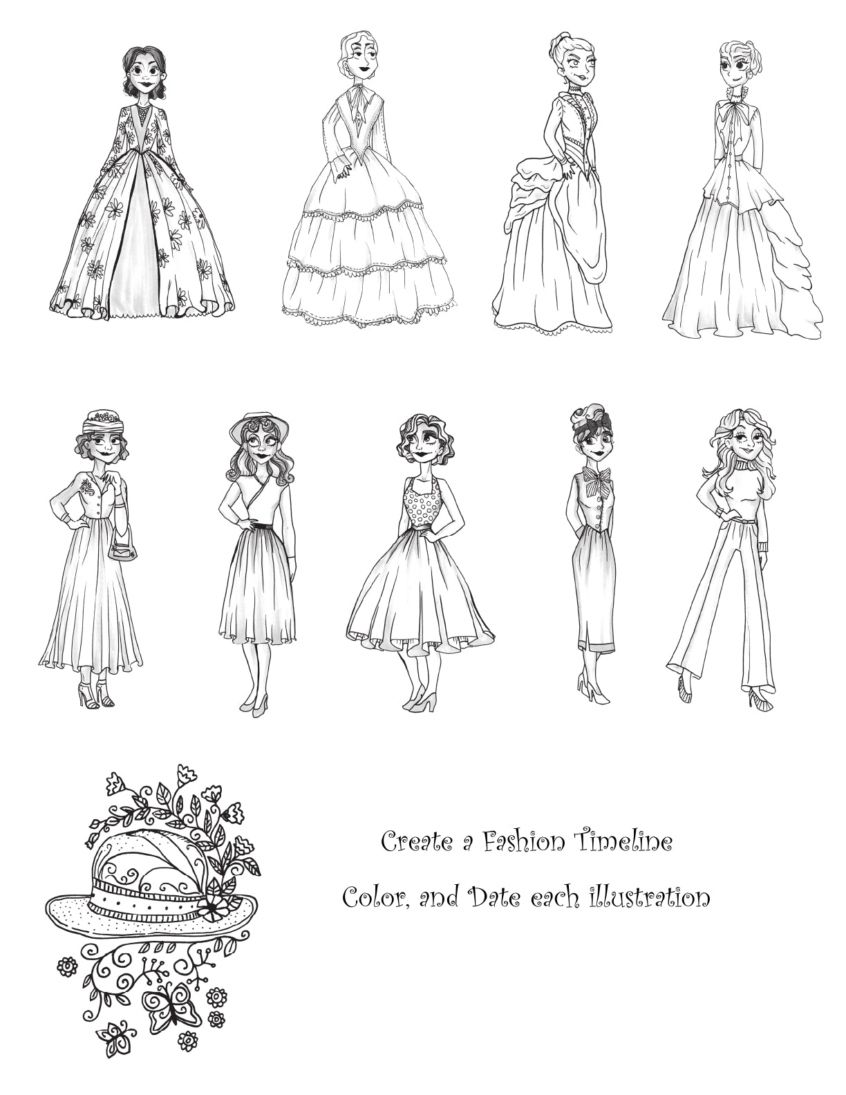 (Age 9+) Time Travel History - Fashion Dreams