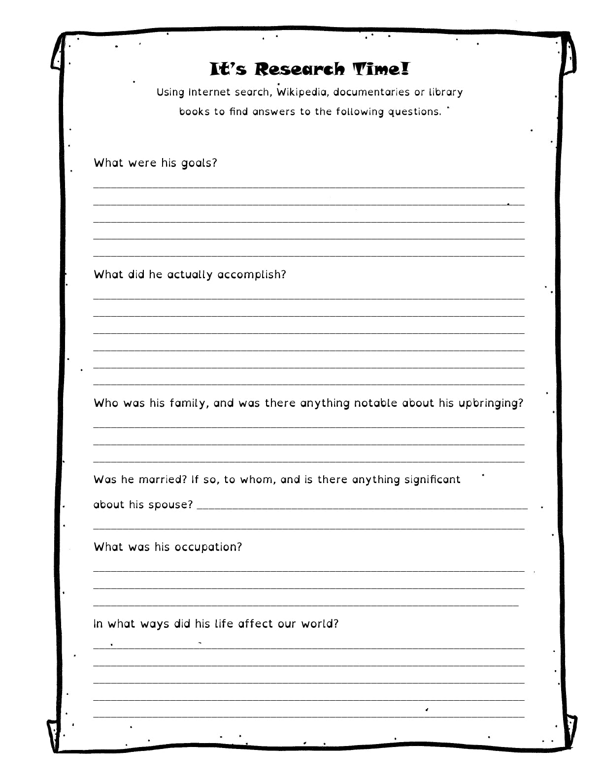 (Age 12+) Heroes and Villains of History - Time Travel World History