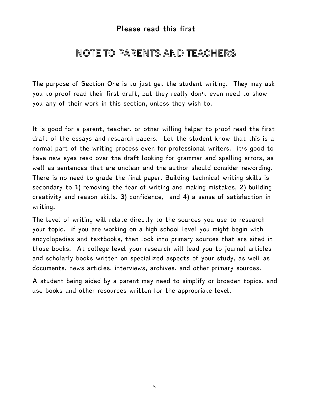 (Age 12+) How to Write Research Papers & Essays