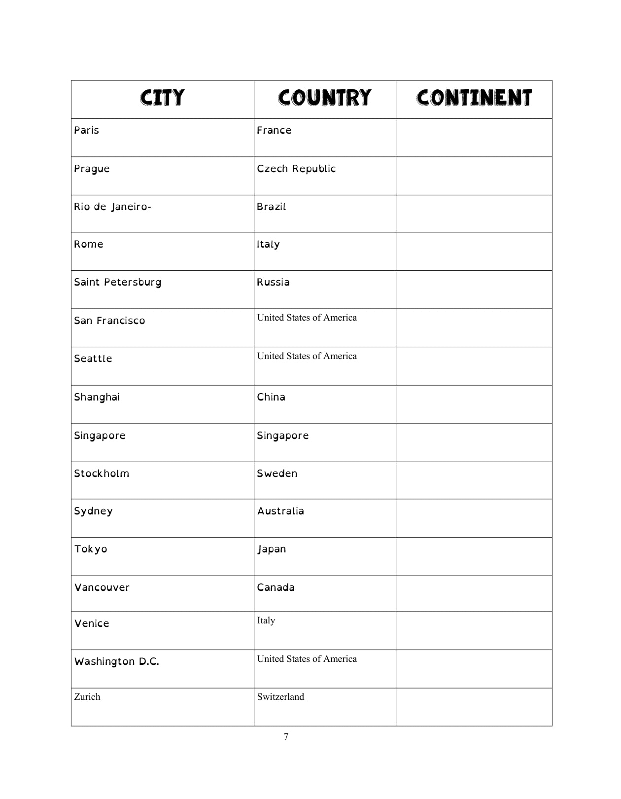 (Age 11+) Travel Dreams - Fun-Schooling Journal - 30 Fascinating Cities