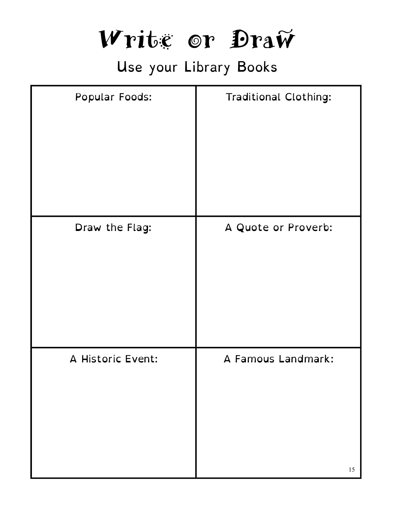 (Age 11+) Travel Dreams Ukraine - Social Studies Fun-Schooling Journal