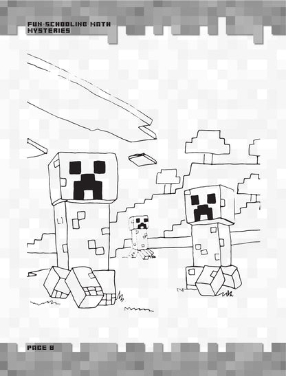(Age 7+) Fun-Schooling Math Mysteries with Minecraft