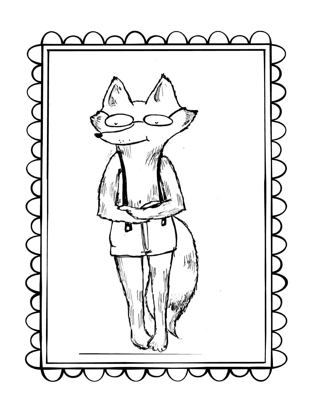 (Age 5+) Fox’s 1st Fun-Schooling Workbook