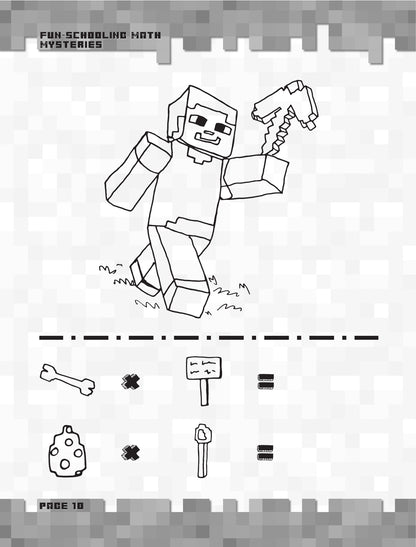 (Age 7+) Fun-Schooling Math Mysteries with Minecraft