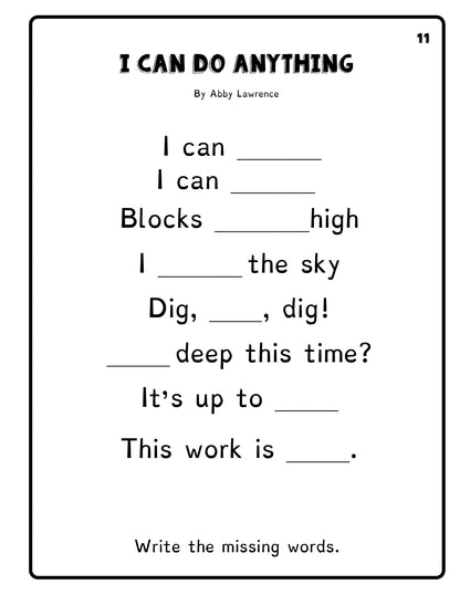 (Age 7+) Spelling Time Minecraft Workbook