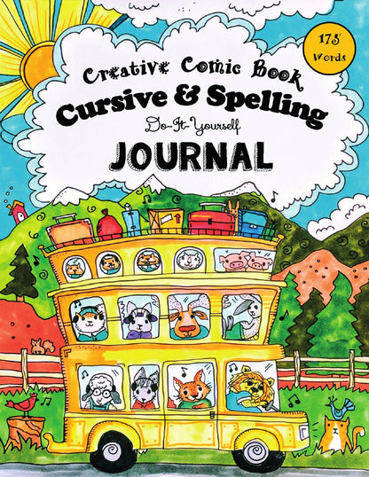 (Age 8+) Creative Comic Book - Cursive & Spelling