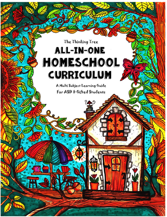 (Age 10+) ASD & Gifted Student - ALL IN ONE Homeschool Curriculum
