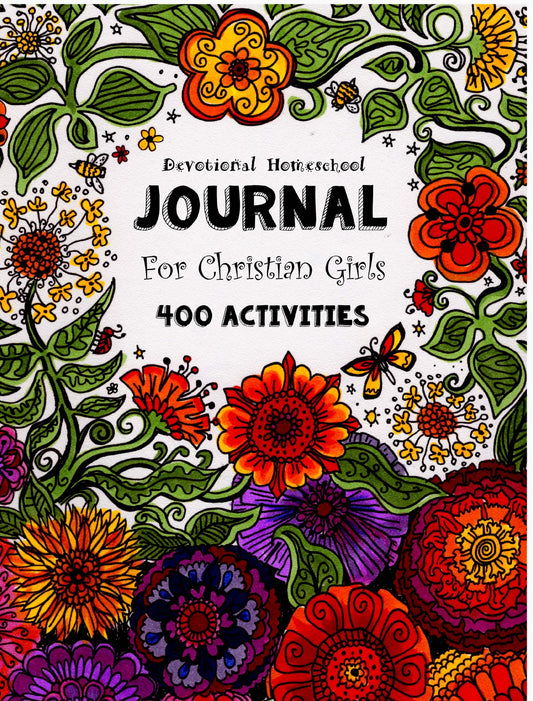 (Age 10+) Devotional Homeschool Journal for Christian Girls