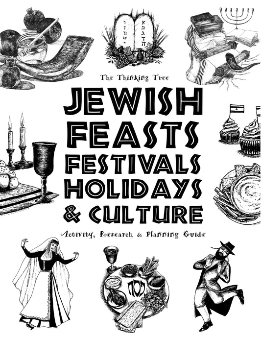 (Age 11+) Jewish Feasts, Festivals, Holidays & Culture - Activity Book
